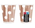 Miniatyrbillede 2 af 2: B&C Pappersmugg med Polka Dots i Roséguld - 6 st, 266 ml