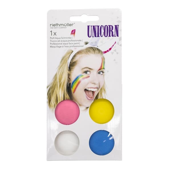 Unicorn sminkset för festmakeup