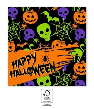 Halloween Glad servett 20 st 33x33 cm FSC