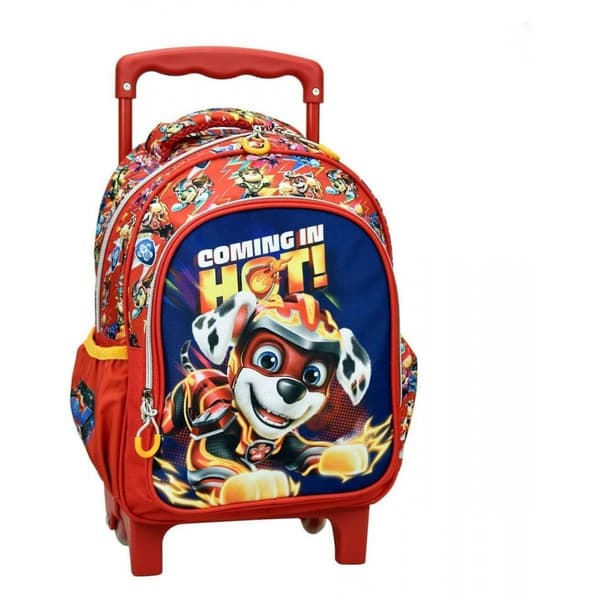 Paw Patrol Marshall rullande ryggsäck för förskola, väska 30 cm