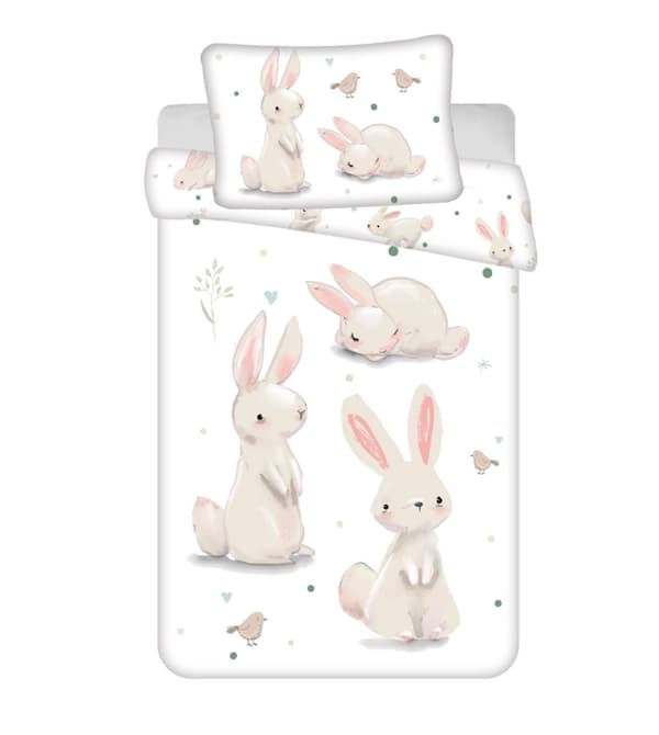 Bunny Rest Barnsängkläder 100x135 cm, 40x60 cm