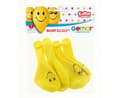 Miniatyrbilde 2 av 2: Emoji Smileys Gula Ballonger, 5 st 12 tum (30 cm)