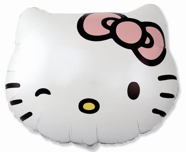 Hello Kitty vikbar foliebaloong 61 cm (WP)