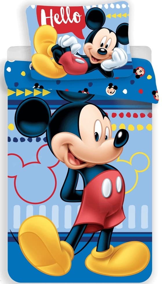Mickey Mouse Sängkläder Set från Disney 140×200 cm, 70×90 cm