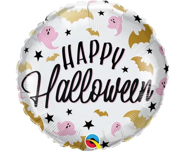 Halloween Glada Fladdermöss och Spöken Folieballong 46 cm
