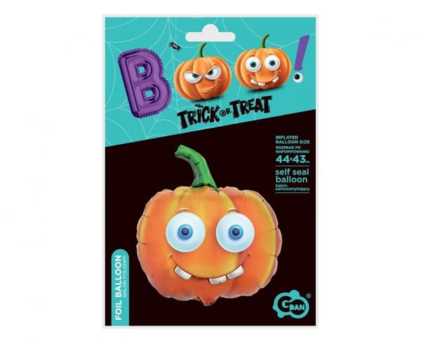 Tök Boo folieballong 44 cm