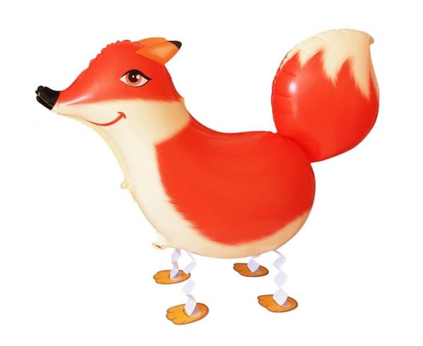 Fox Fox, gående folieballong 69 cm