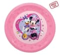 Miniatyrbild 4 av 4: Set med 4 stycken Disney Minnie Junior mikropremium plastmattallrikar, 21 cm
