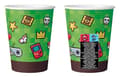 Miniatyrbild 2 av 4: Pappersmuggar för gamer - Set med 6 stycken, 200 ml