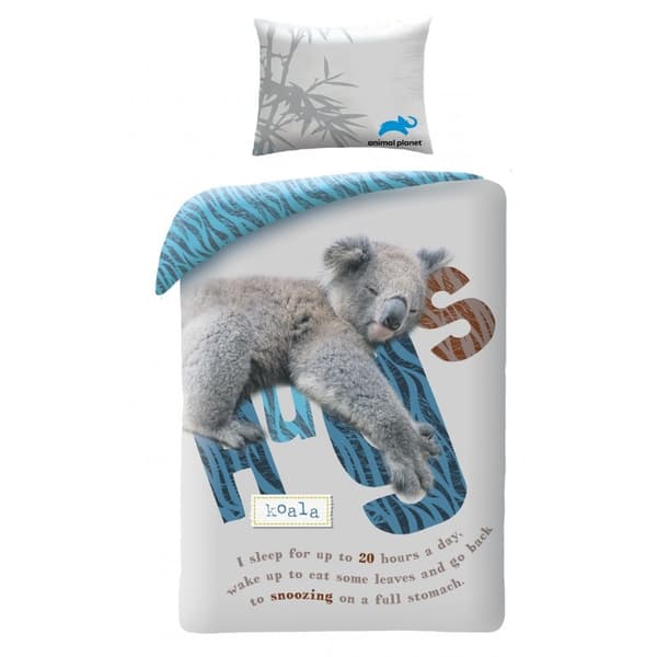 Animal Planet Koala Hugs sängkläder set 140×200 cm, 70×90 cm