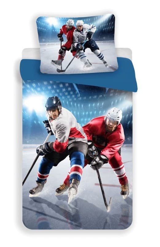 Hockey Fight sängkläder set 140×200 cm, 70×90 cm mikrofiber
