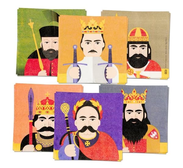 Party Royal Kings Servetter 12 st 33x33 cm