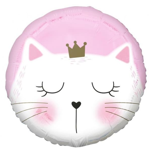 Sleepy katt folieballong 36 cm