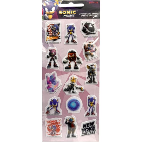 Sonic the Hedgehog bubbelklistermärke