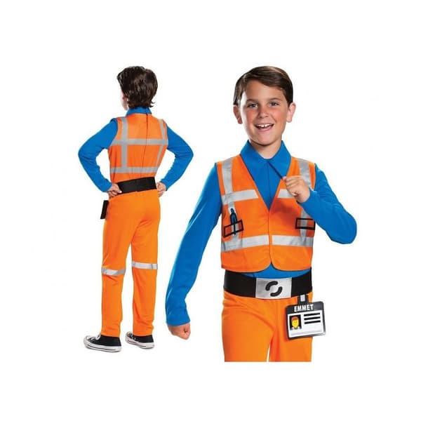 Lego Emmet kostym 7-8 år