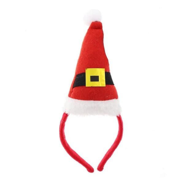 Julig Santa hatt huvudband 11x19 cm