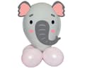 Miniatyrbillede 1 af 3: Söt elefant med ballonger - elefant ballongset