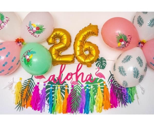 Toucan Toucan Aloha, ballong, 5 st 33 cm (13 tum)