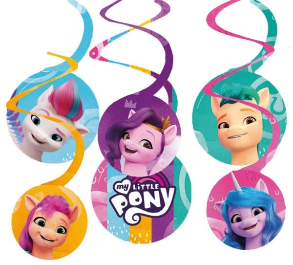 My Little Pony Ny Generation banddekoration 6-delarsset