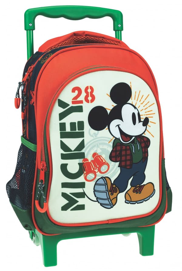 Disney Mickey Hike rullande ryggsäck för förskolebarn, 30 cm