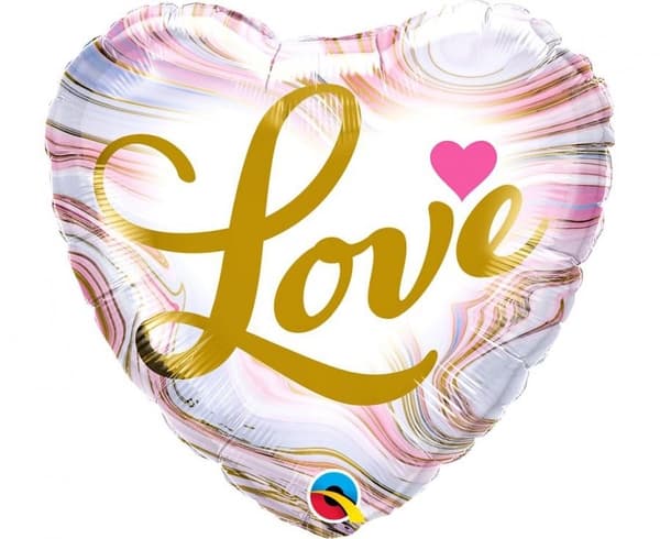 Love Marble folieballong 46 cm