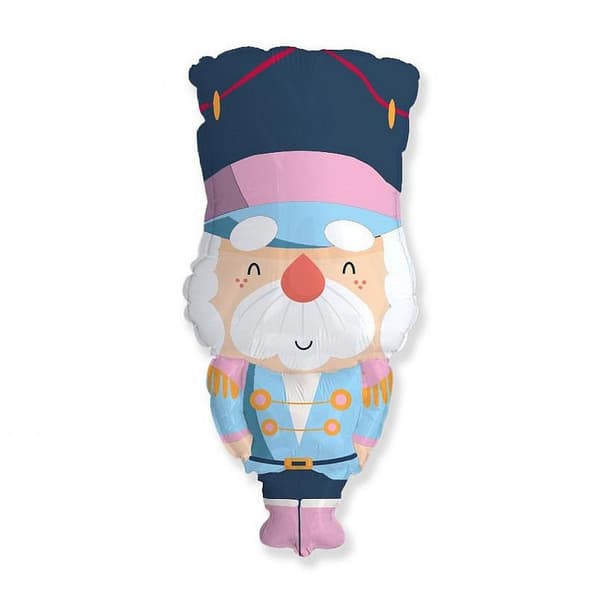 Jul Nötknäpparsoldat folieballong 86 cm (WP)