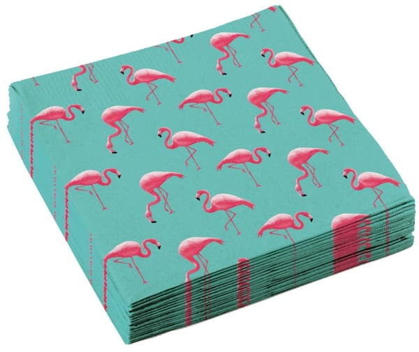 Flamingo Pink servetter 20 st 33x33 cm