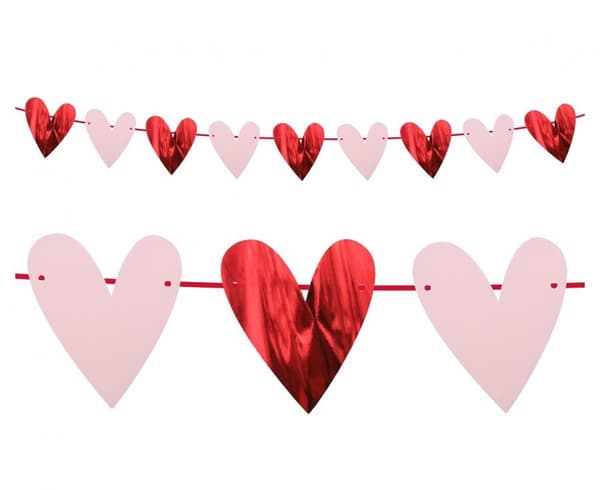 Garland med Love Hearts, 200 cm