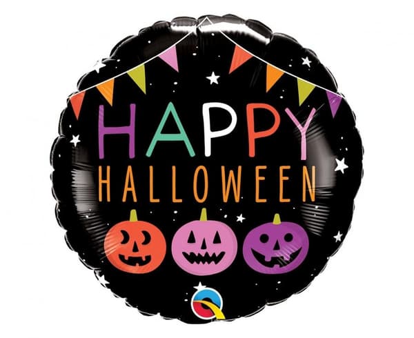 Halloween Glada Pumpor folieballong 46 cm