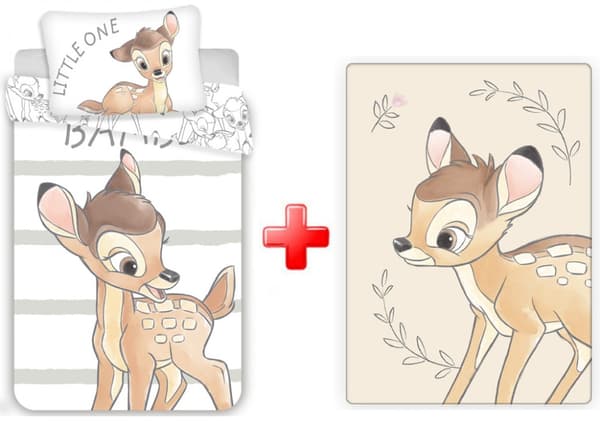 Bambi Little One barnbäddset med minkyfilt från Disney
