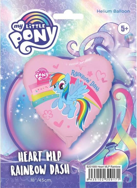 My Little Pony regnbågsfolieballong 45 cm
