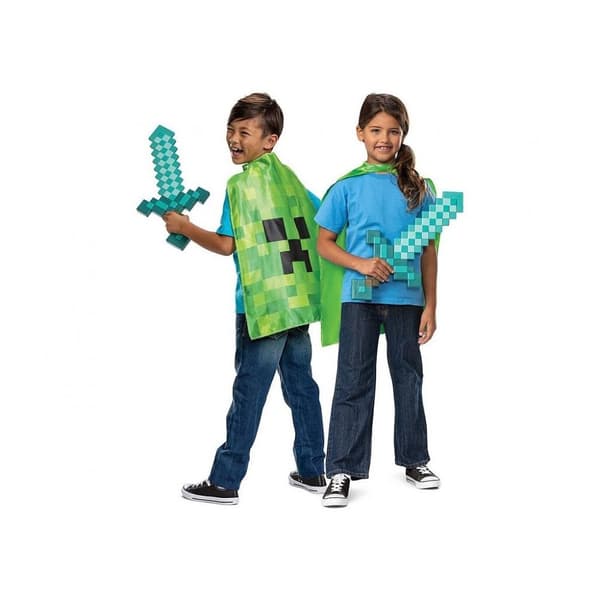 Minecraft Svärd- och Kappa-set