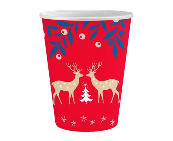Jul Let It Snow pappersmuggar 6 st 250 ml
