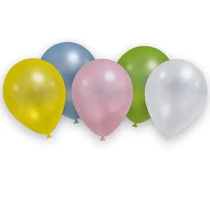 Metalliska pastellballonger, 8 st