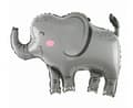 Miniatyrbild 1 av 3: 68 cm Elephant Grey folieballong