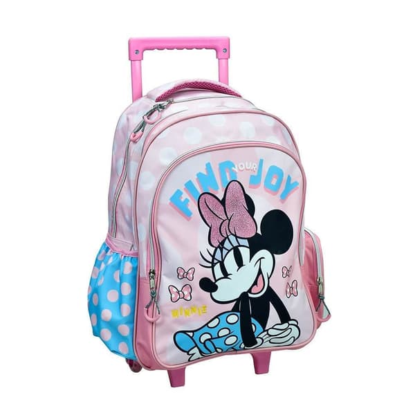 Disney Minnie Joy rullande skolväska, 46 cm