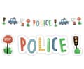 Miniatyrbilde 1 av 2: Polis Beep Pappersskylt 3 m