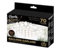 Miniatyrbilde 2 av 5: Vit ballong, ballonggirland set med 70 delar