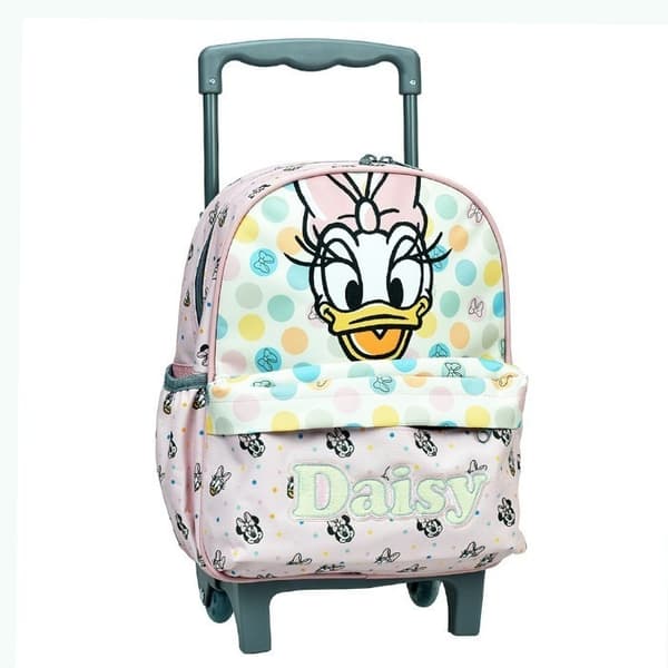 Disney Daisy rullande ryggsäck för förskola, väska 30 cm