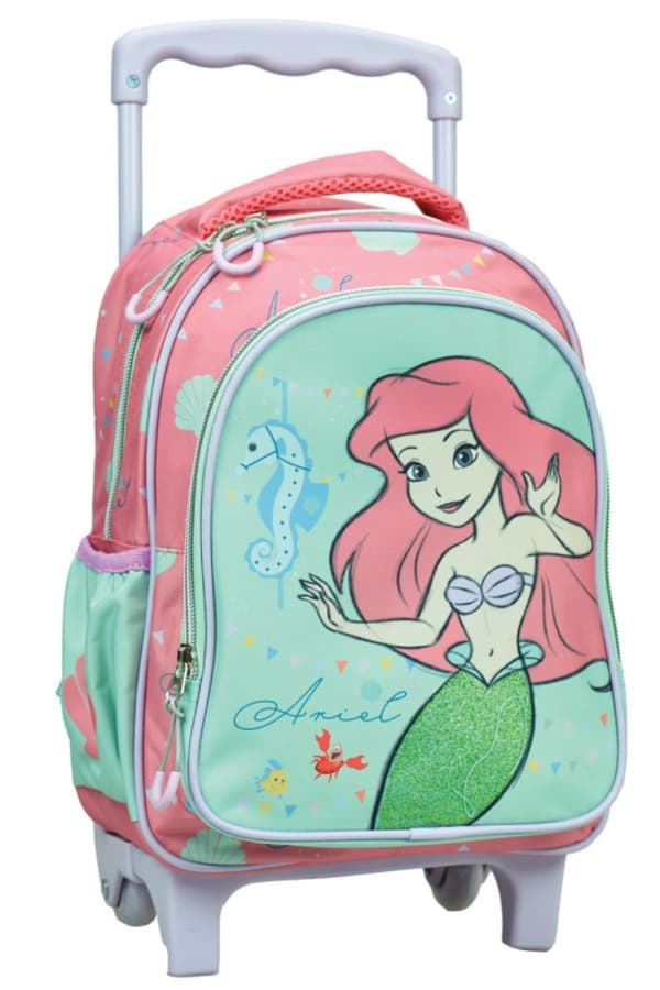 Disney Princess Ariel rullande barnvagnsryggsäck, väska 30 cm