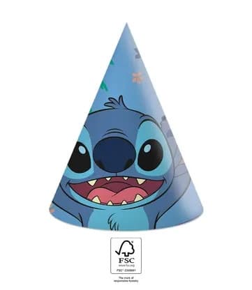 Disney Lilo och Stitch Angel partihatt, chako 6 st FSC