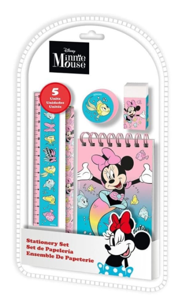 Minnie Mermaid Skrivset från Disney, 5 delar