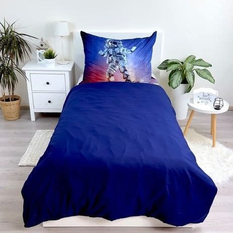 Astronaut Surf sängkläder 140×200 cm, 70×90 cm mikrofiber