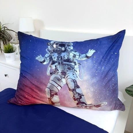 Astronaut Surf sängkläder 140×200 cm, 70×90 cm mikrofiber