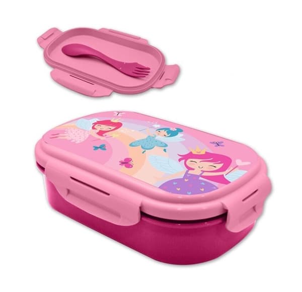 Sandwichlåda för fe-prinsessa + besticksset
