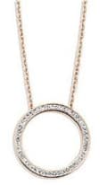Miniatyrbilde 1 av 2: Victoria halsband i roségold med vit sten