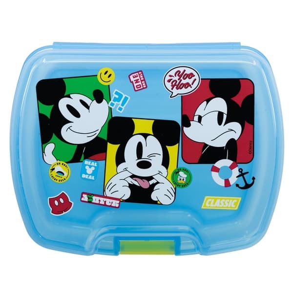 Premium plastmatlåda med Disney Mickey Fun-Tastic design