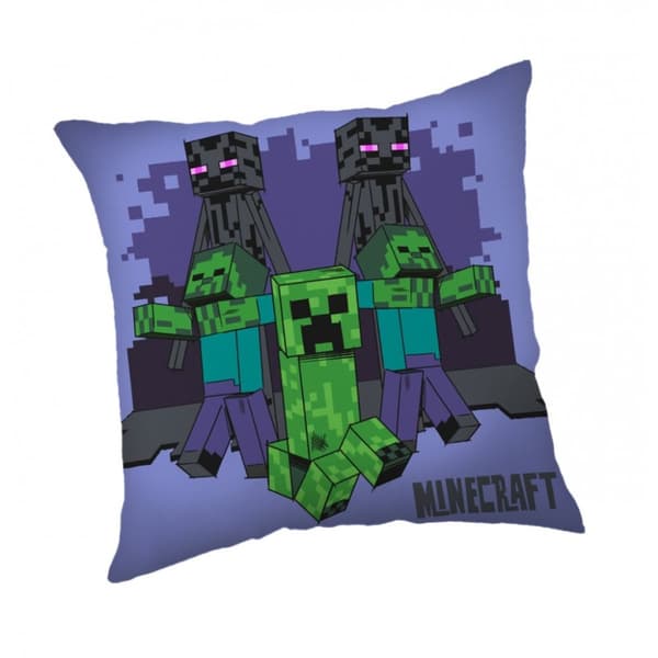 Minecraft Mob Mayhem dekorkudde 40x40 cm