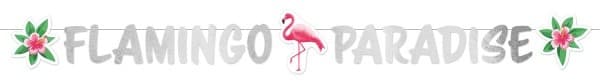 Flamingo Paradise pappersskyss 135 cm