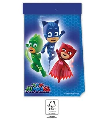 PJ Masks Trio papperspåse 4 pack FSC
